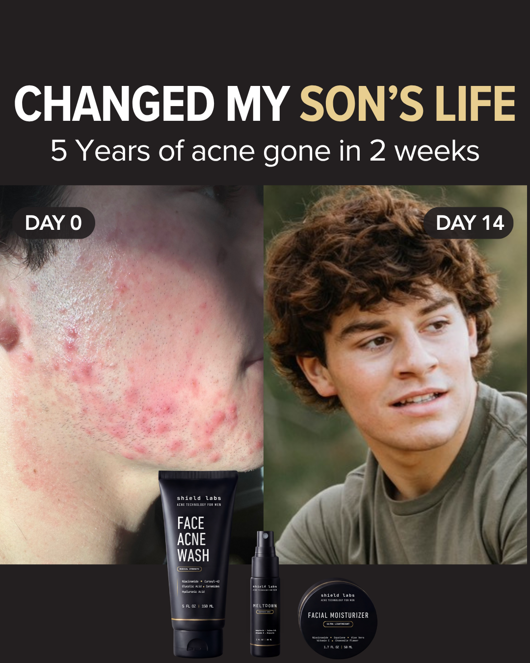 Shield Labs Facebook ad