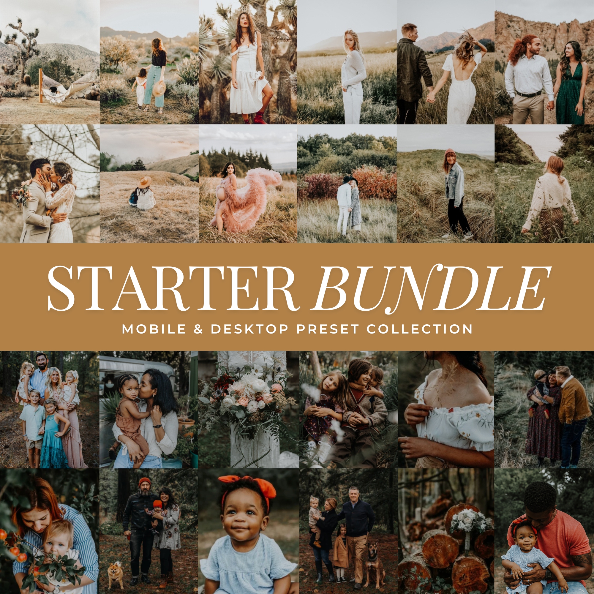 Lou & Marks Presets Facebook ad: The Starter Bundle, $39