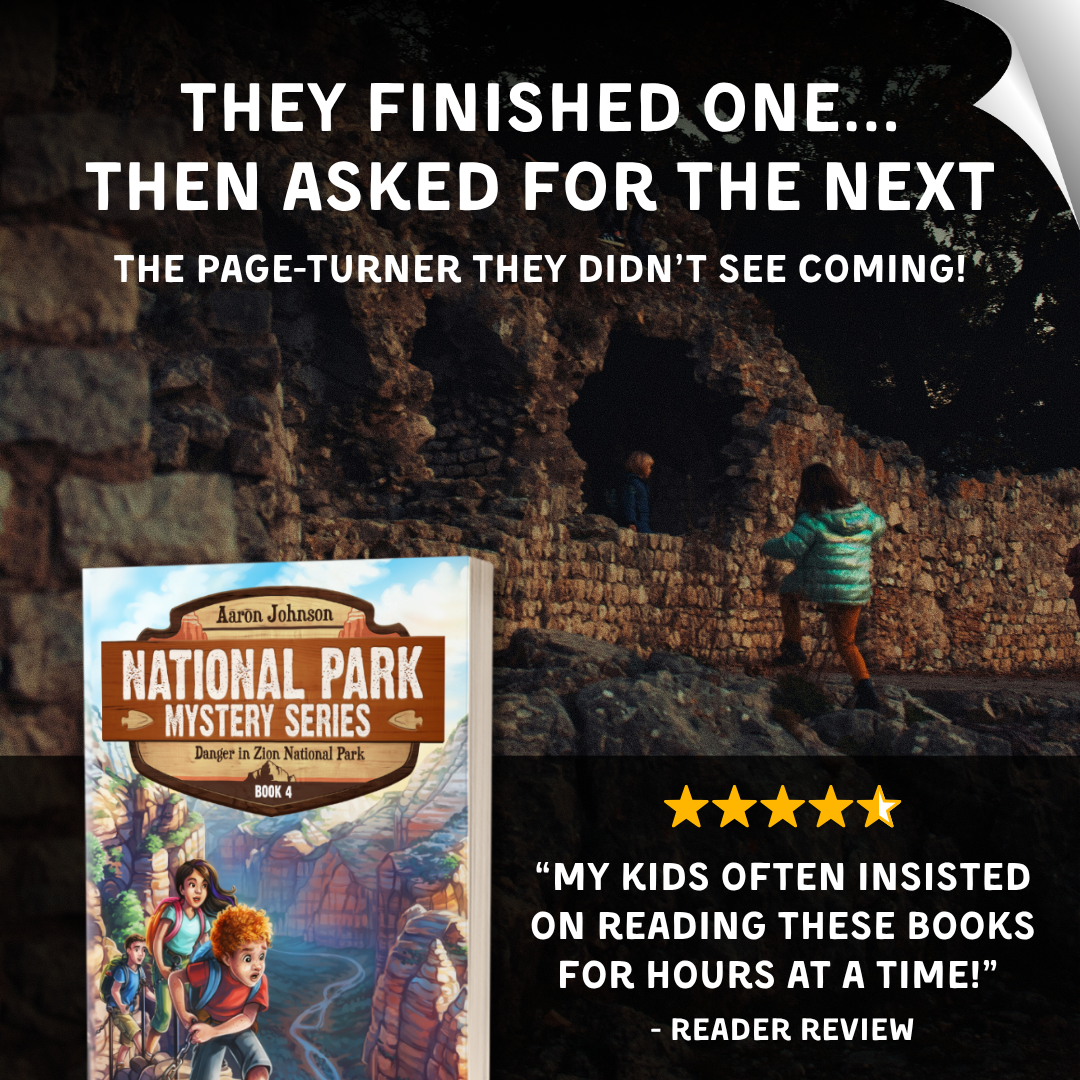 National Park Mystery Series Facebook ad
