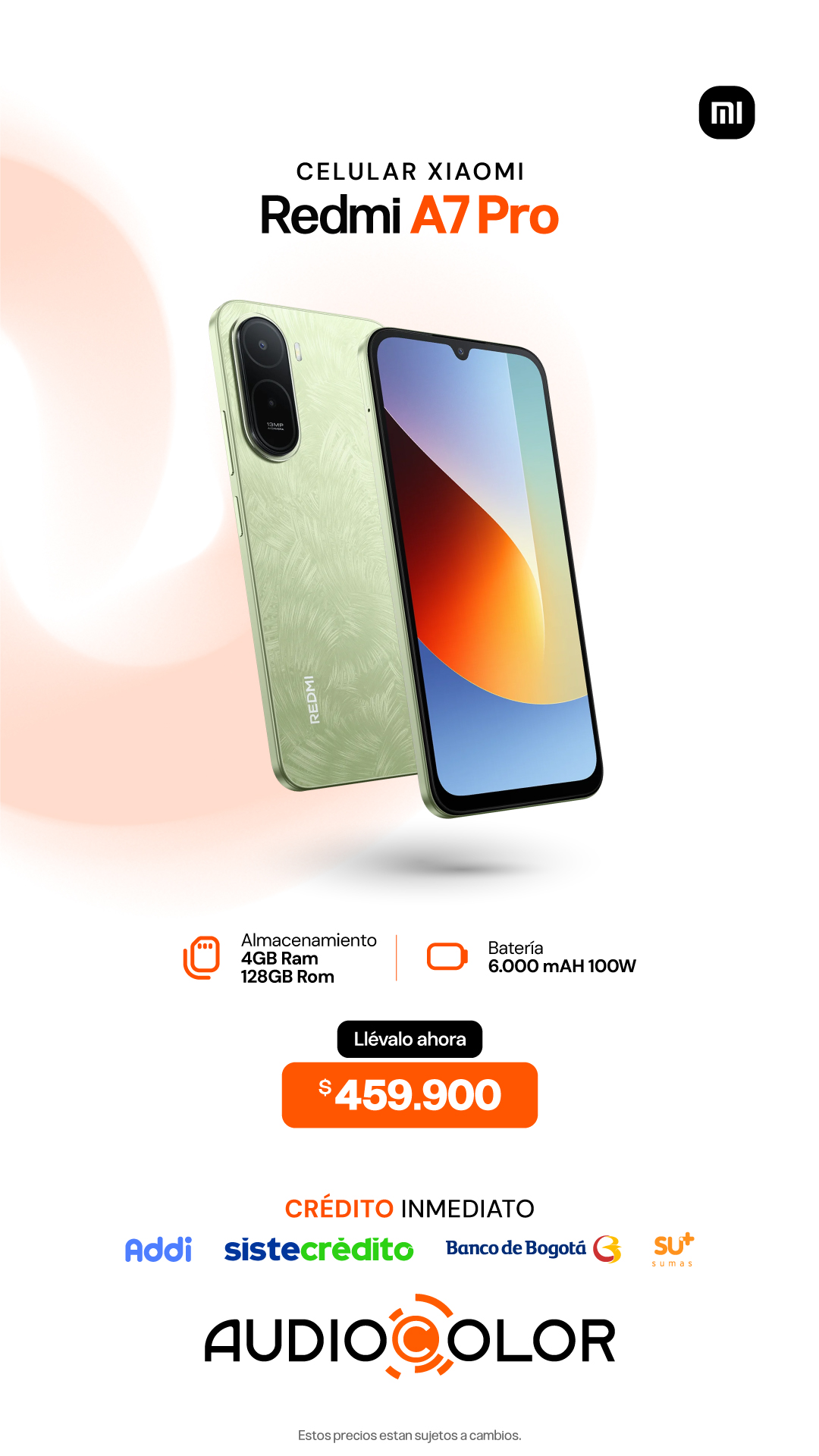 AUDIO COLOR Facebook ad: El Celular Xiaomi que buscabas esta en Audio…