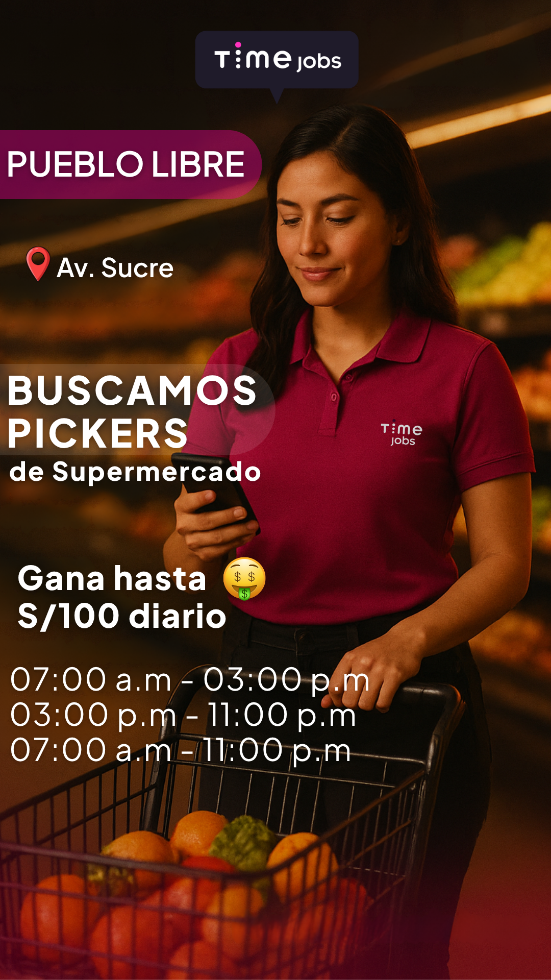 Time Jobs Club Freelancer Facebook ad
