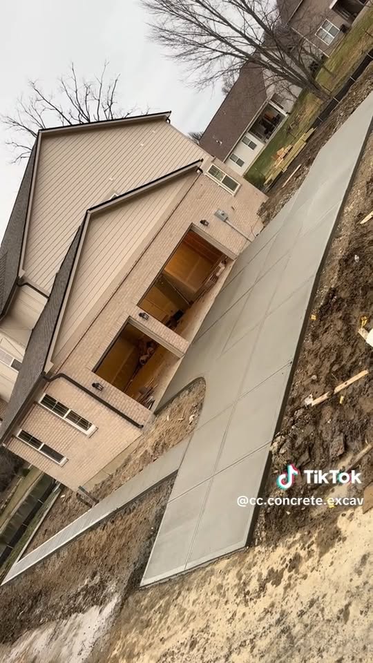 CC Concrete & Excavation Solutions Facebook ad: Is your driveway or patio starting to show…