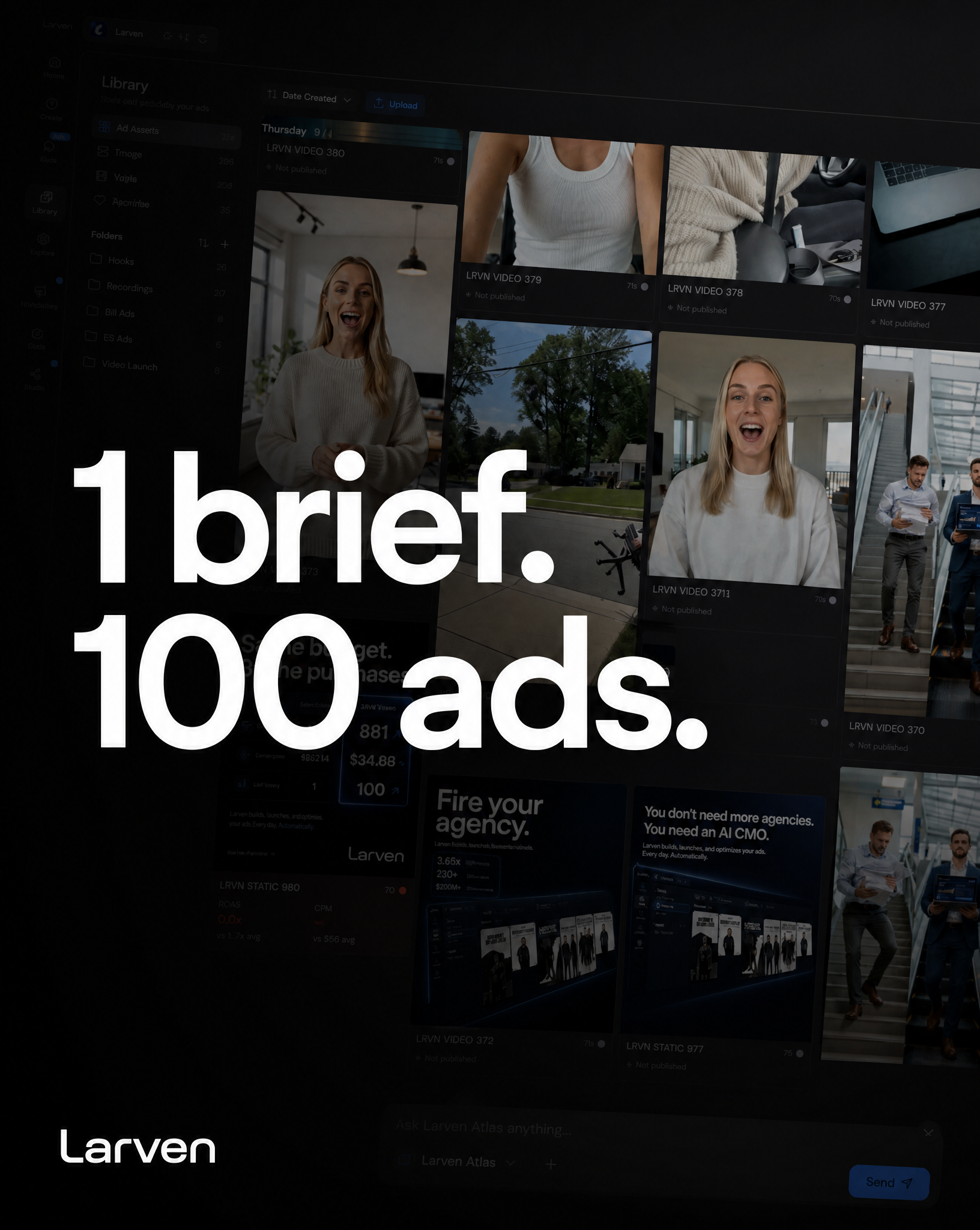 Larven AI Facebook ad
