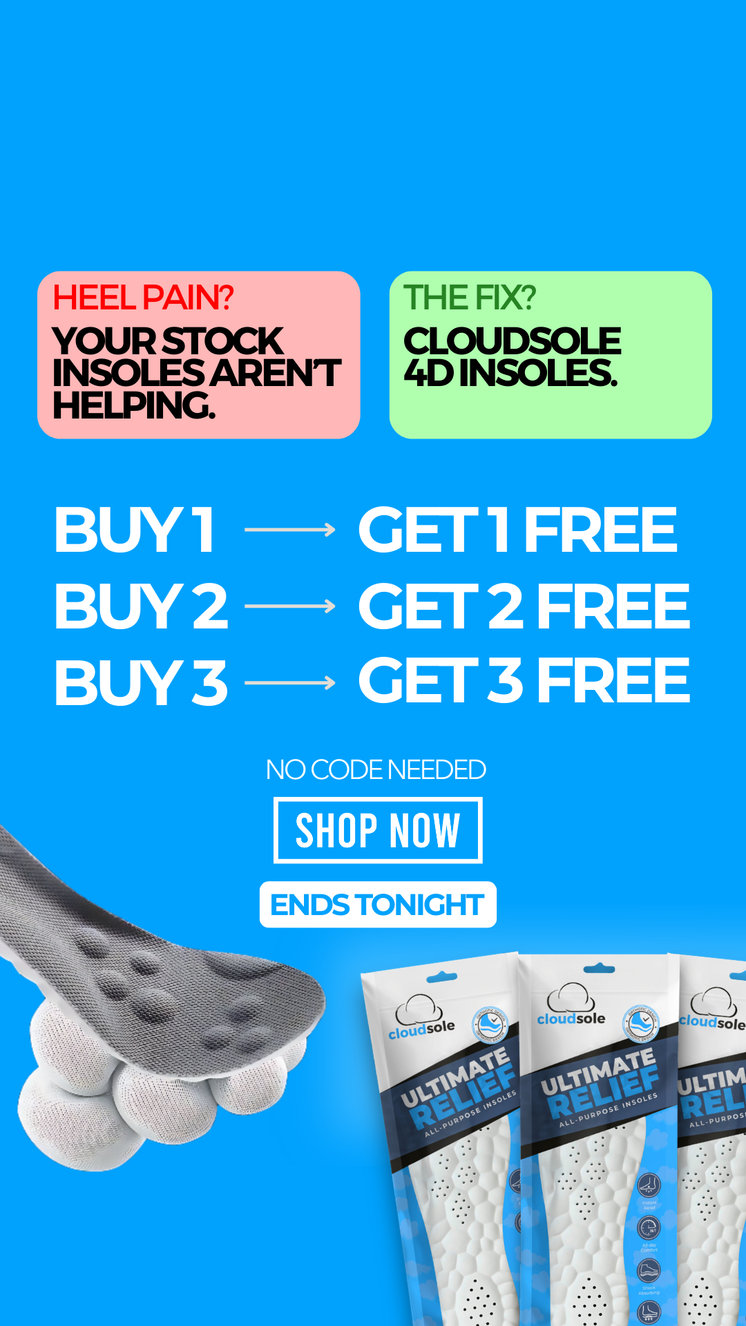 CloudSole Facebook ad