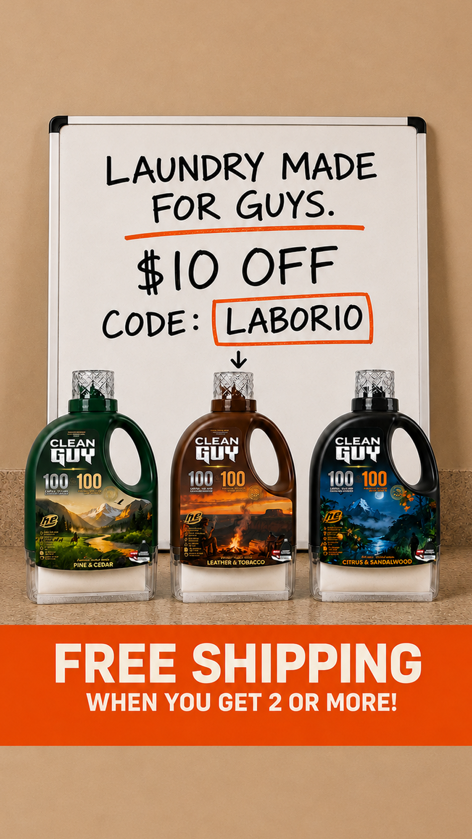 Clean Guy Facebook ad