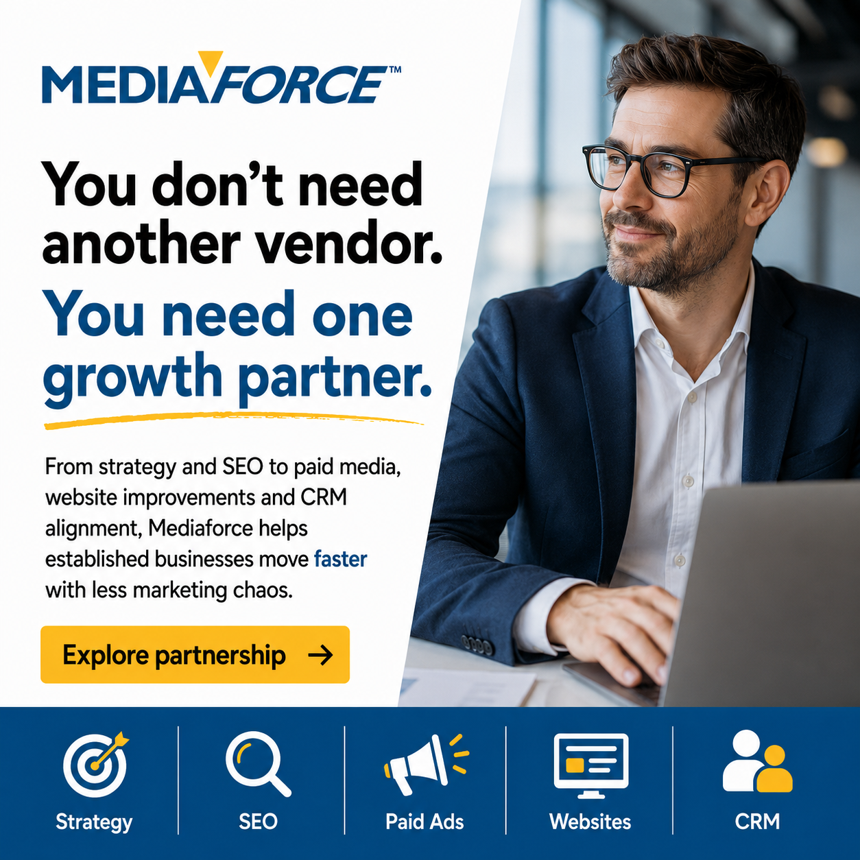 Mediaforce Facebook ad from Jul 12, 2026