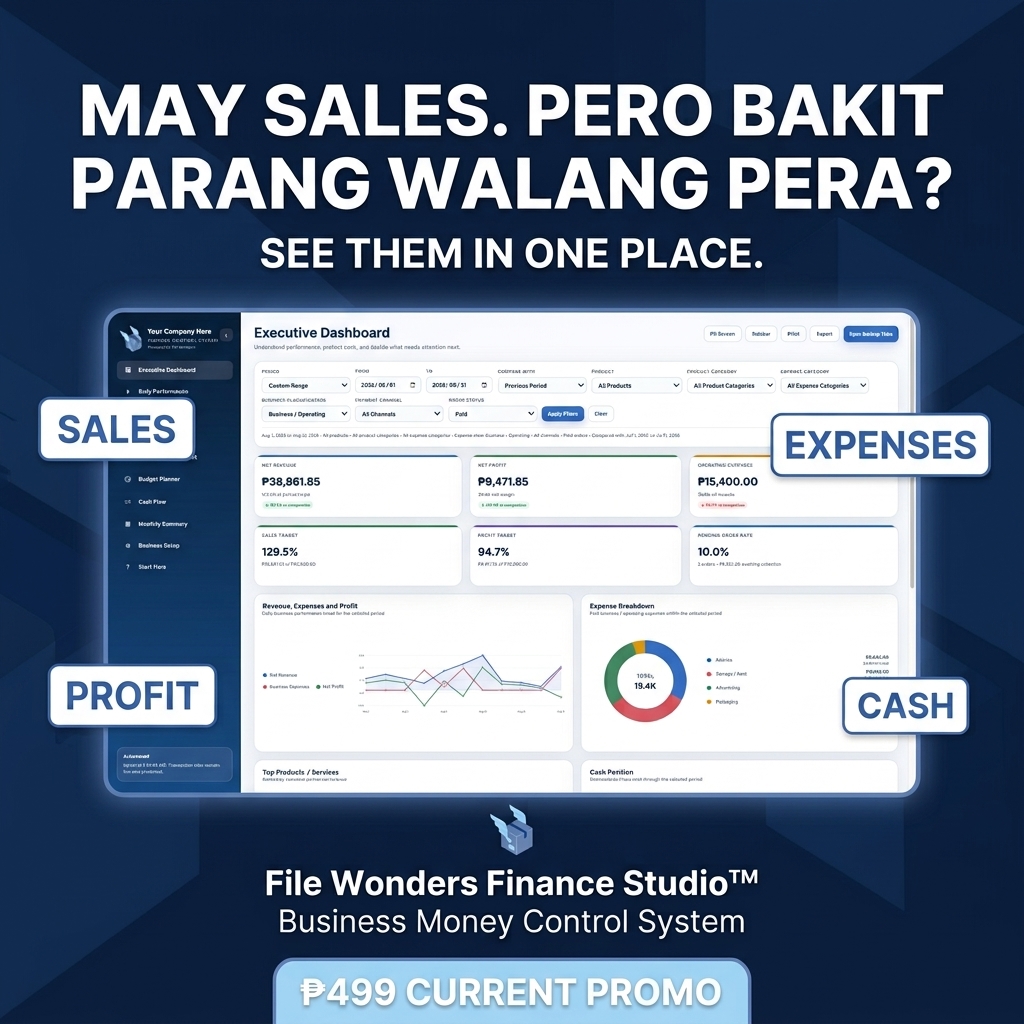 File Wonders Facebook ad: CLAIM PROMO