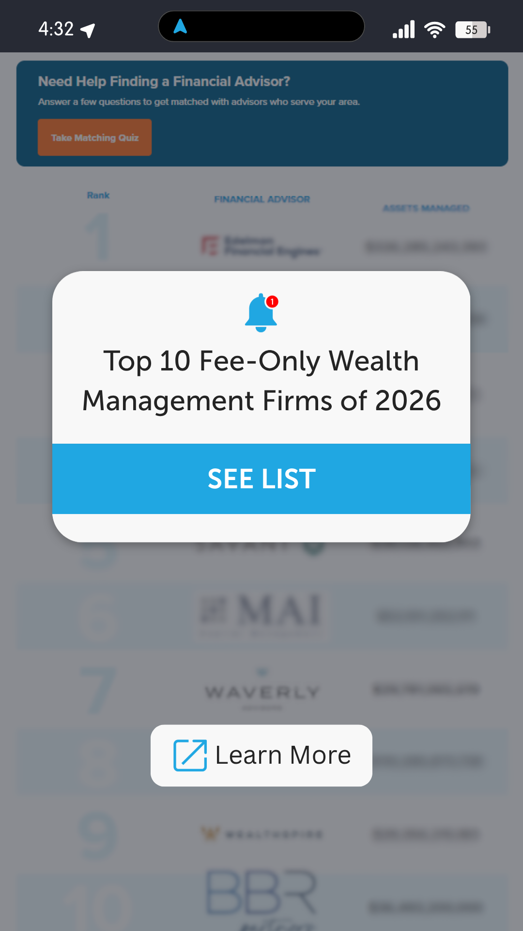 SmartAsset.com Facebook ad
