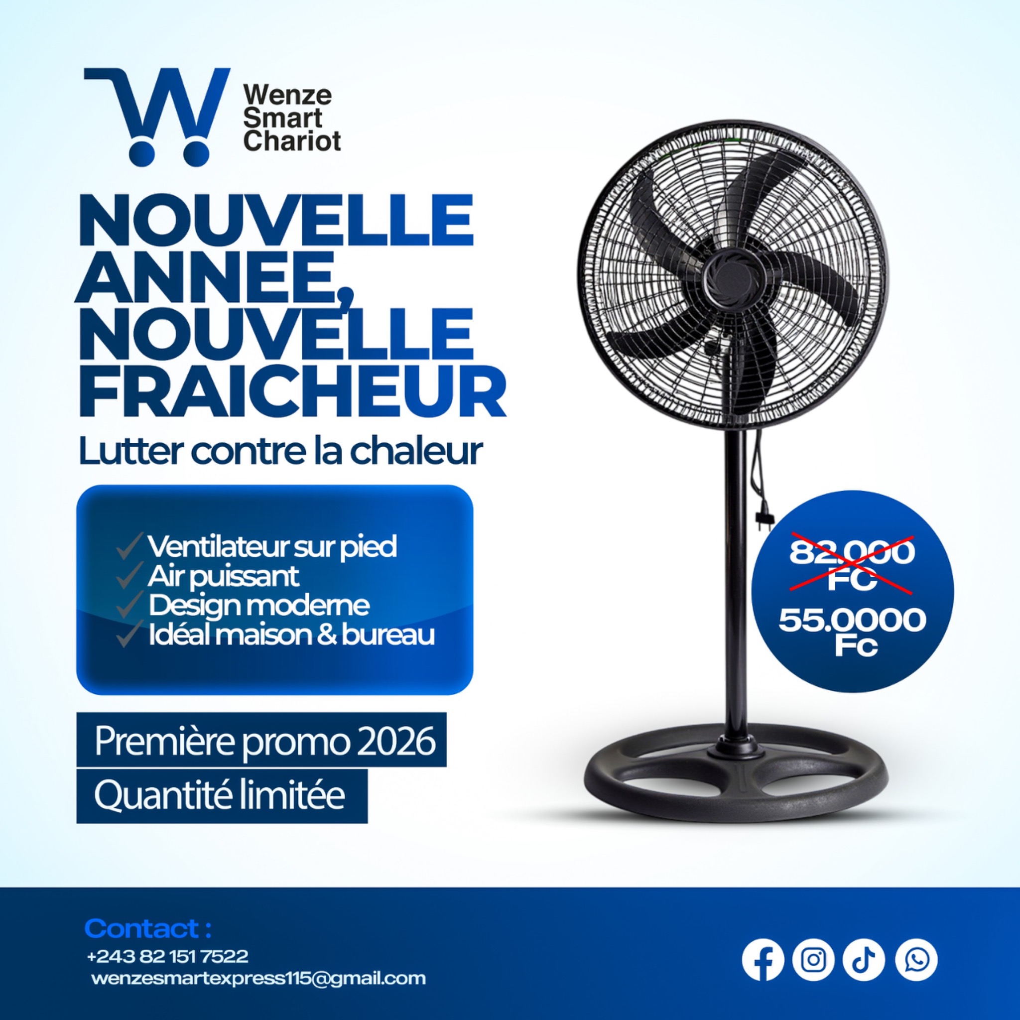 Michka bilele Facebook ad: Offre limité 55000Fc