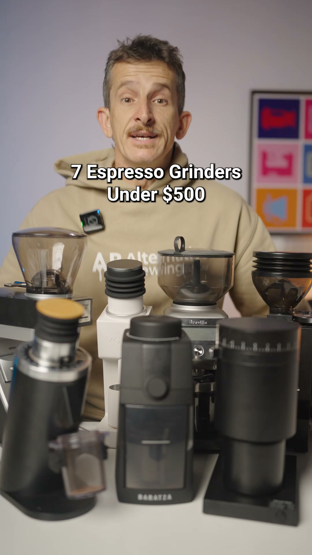 Alternative Brewing Facebook ad: Shop Top Coffee Grinders