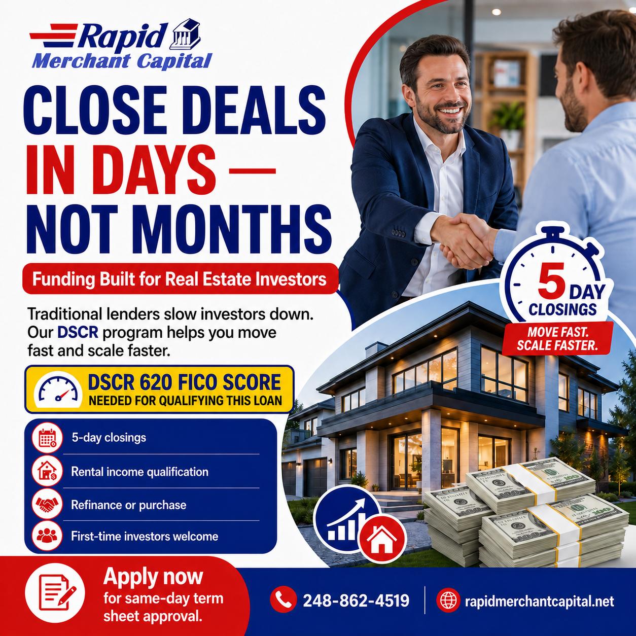 Rapid Merchant Capital LLC Facebook ad from Jun 9, 2026