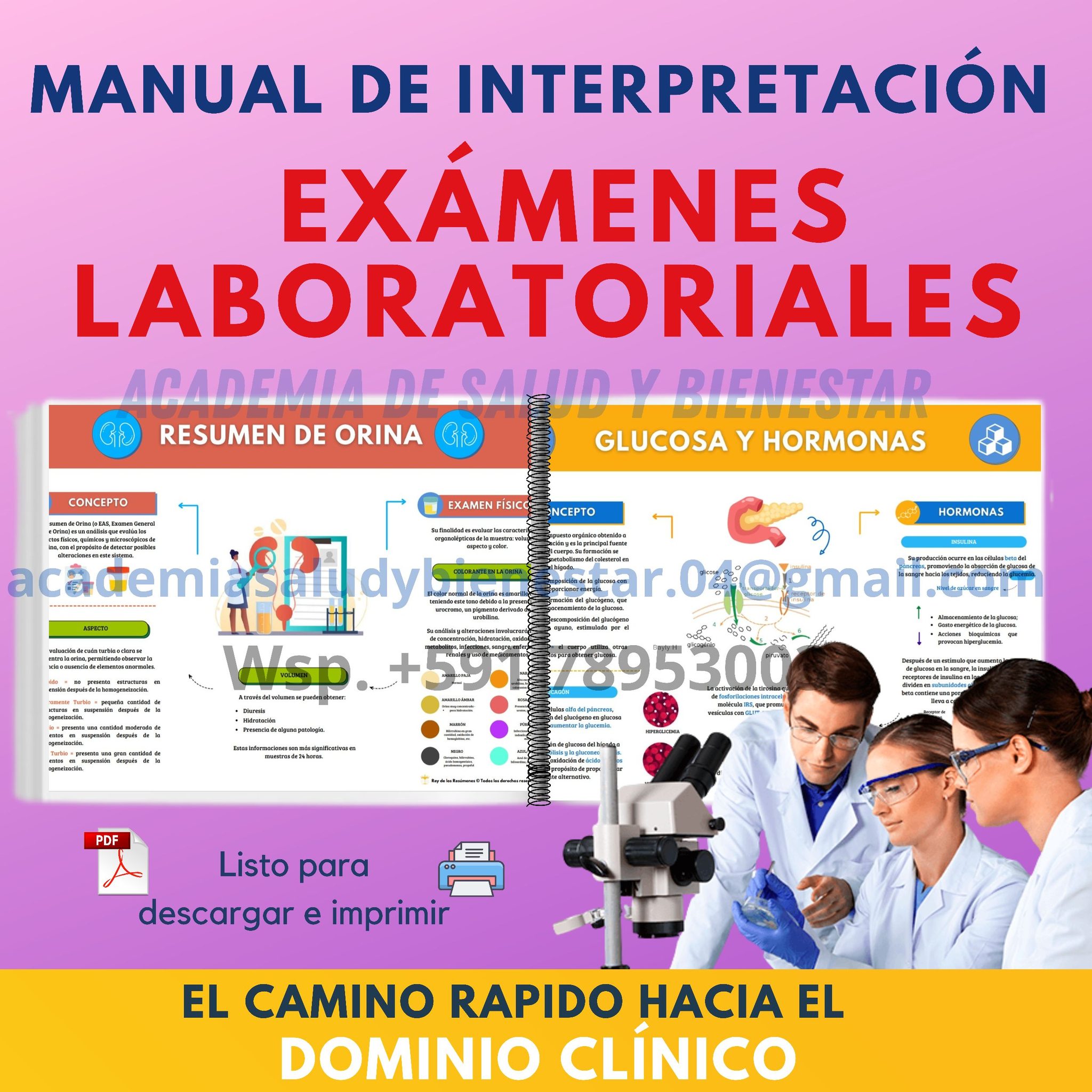 Academia de Salud y Bienestar. Facebook ad: ¿Sigues adivinando valores en los análisis?