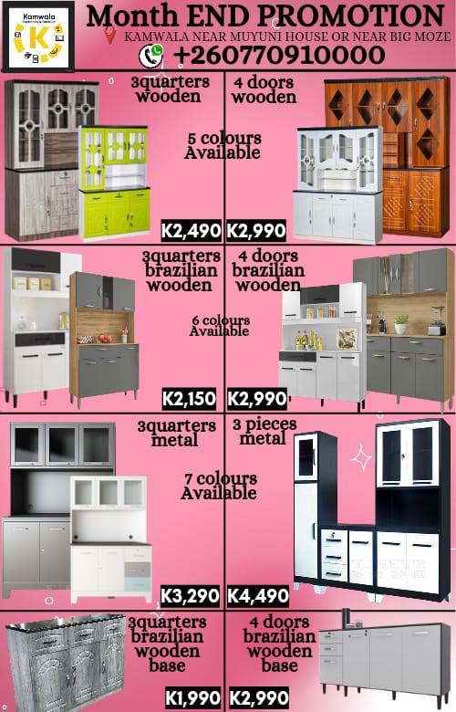 Kamwala Electronics & Furniture's Facebook ad: We offer a diverse selection of furniture and…