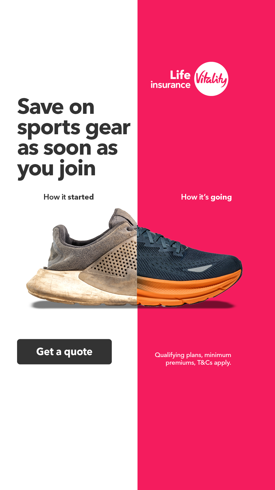 Vitality UK Facebook ad