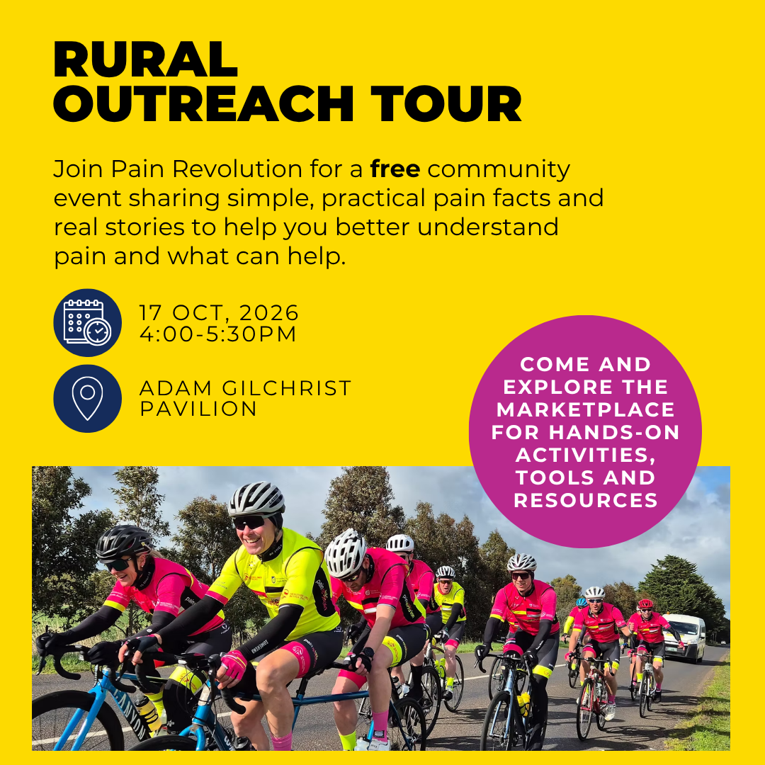 Pain Revolution Facebook ad: Join the Pain Revolution!