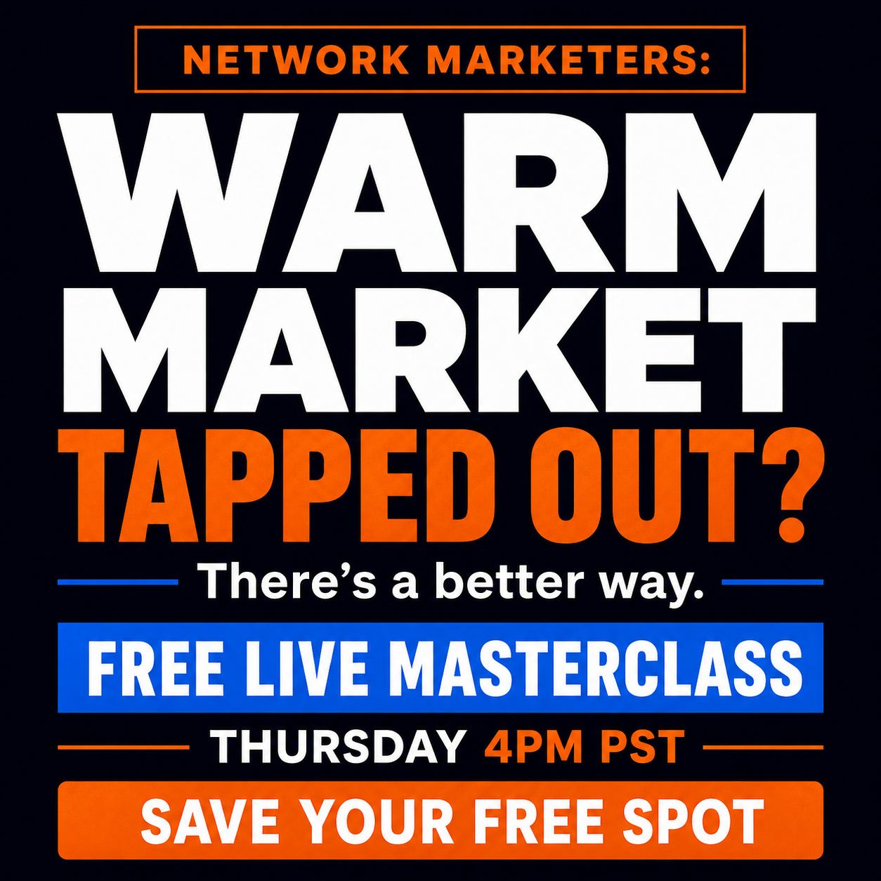 Attraction Marketing Facebook ad