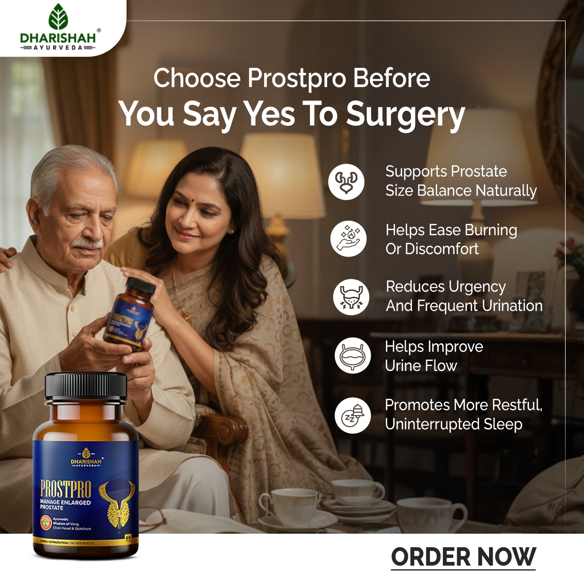Dharishah Ayurveda Facebook ad