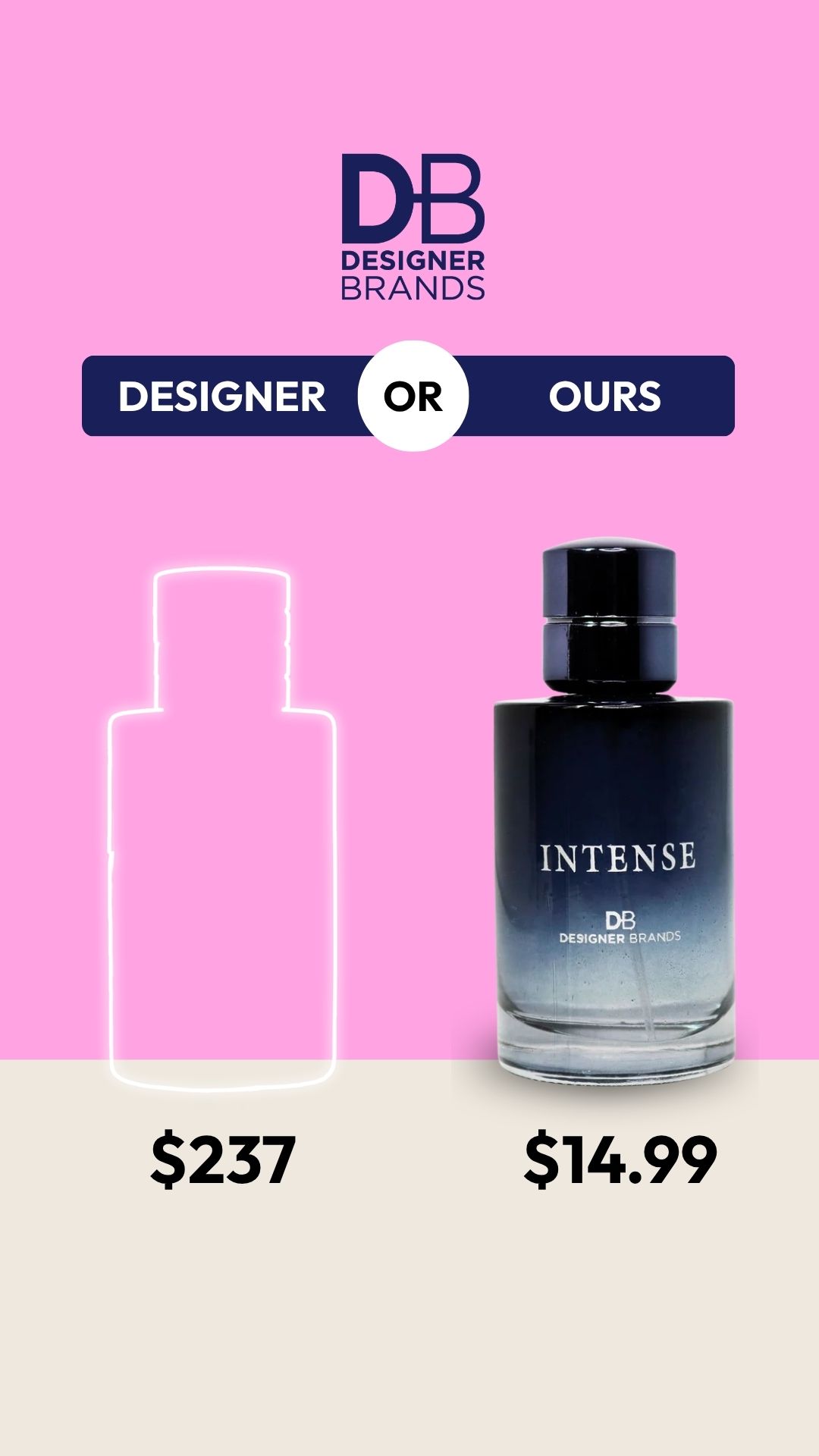 Designer Brands Cosmetics Facebook ad