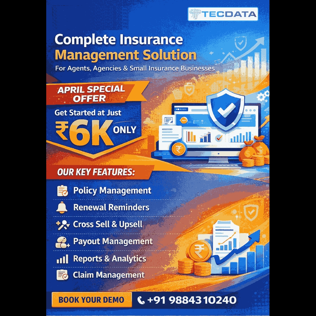 Manojkumar R Facebook ad: Struggling to Manage Your Insurance Business?
