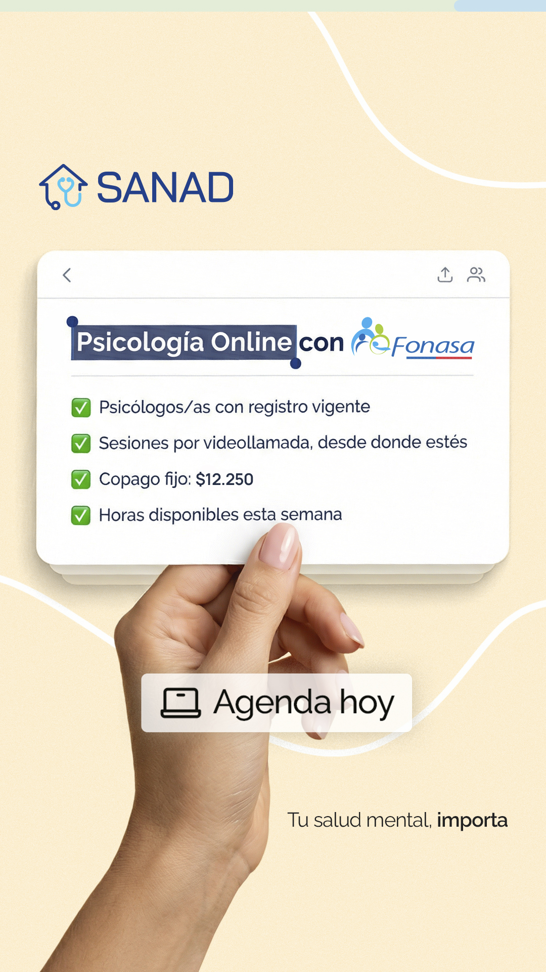 SANAD - Chile Facebook ad