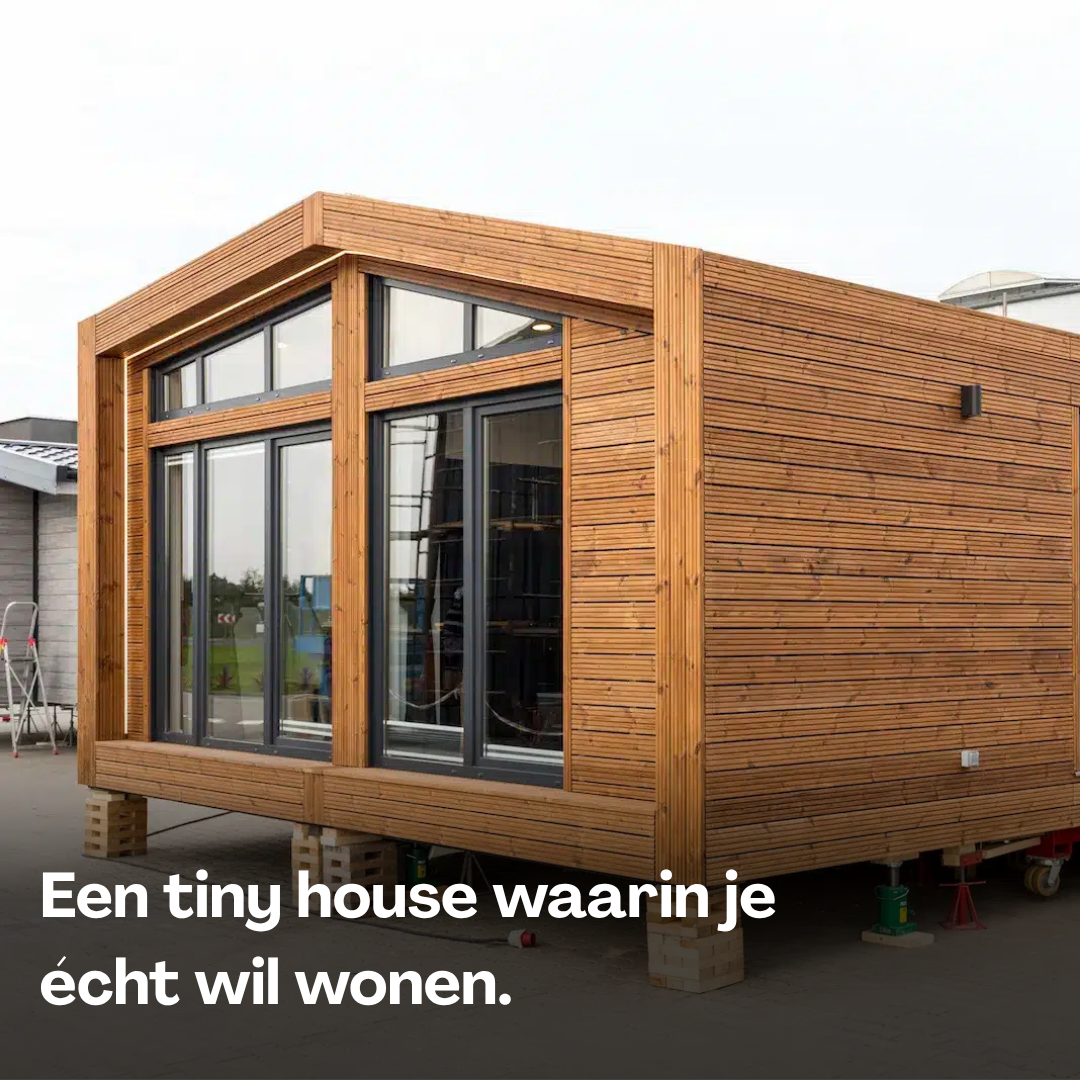 Eluna Outdoor Facebook ad: Je eigen tiny house, vakantiewoning of zorgwoning, volledig…