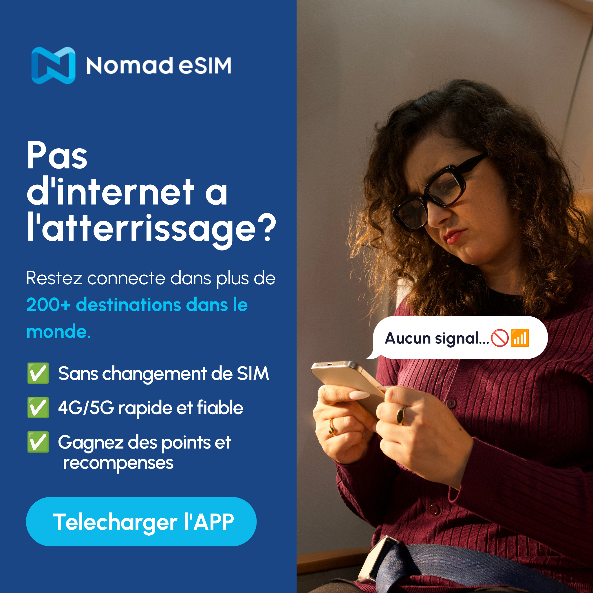 Nomad Esim Facebook ad