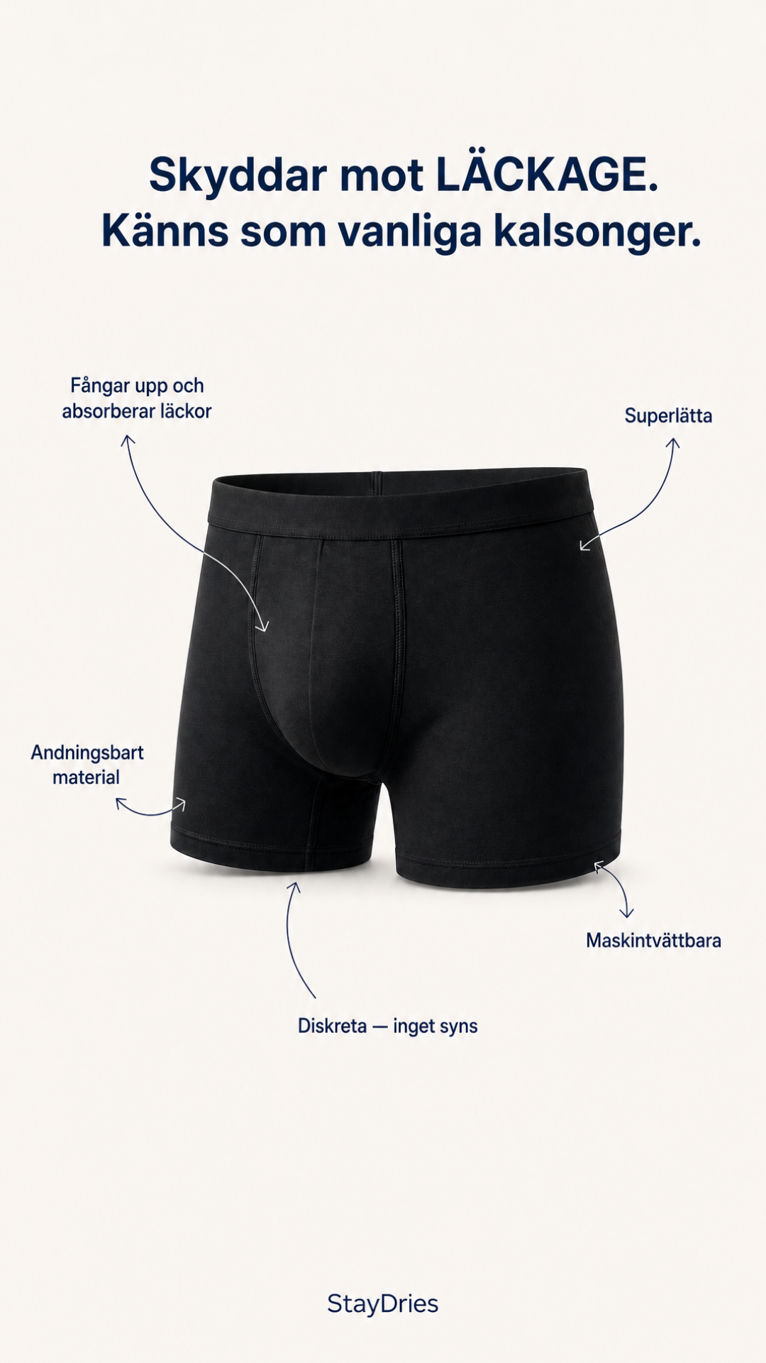 Staydries Facebook ad