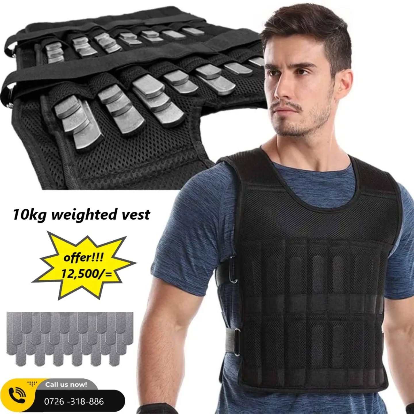 Happy_fitness_Kenya Facebook ad: 10kg Weighted Vest