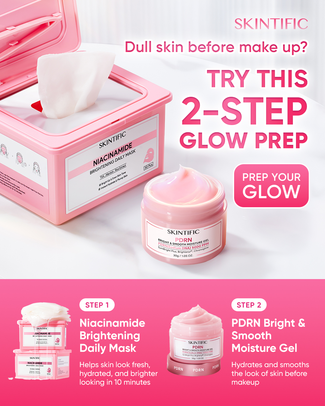 SkintificShop Facebook ad