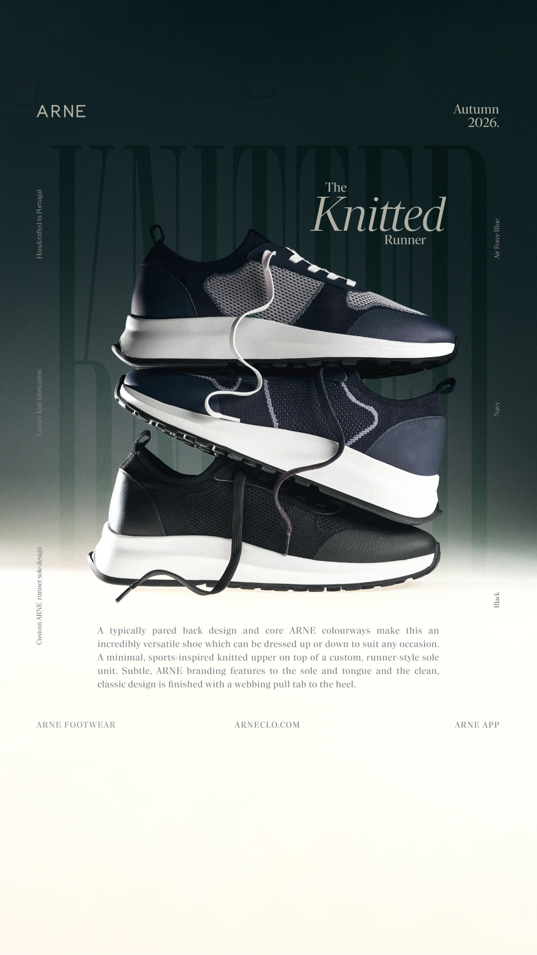 Arne Facebook ad: Men's Trainers