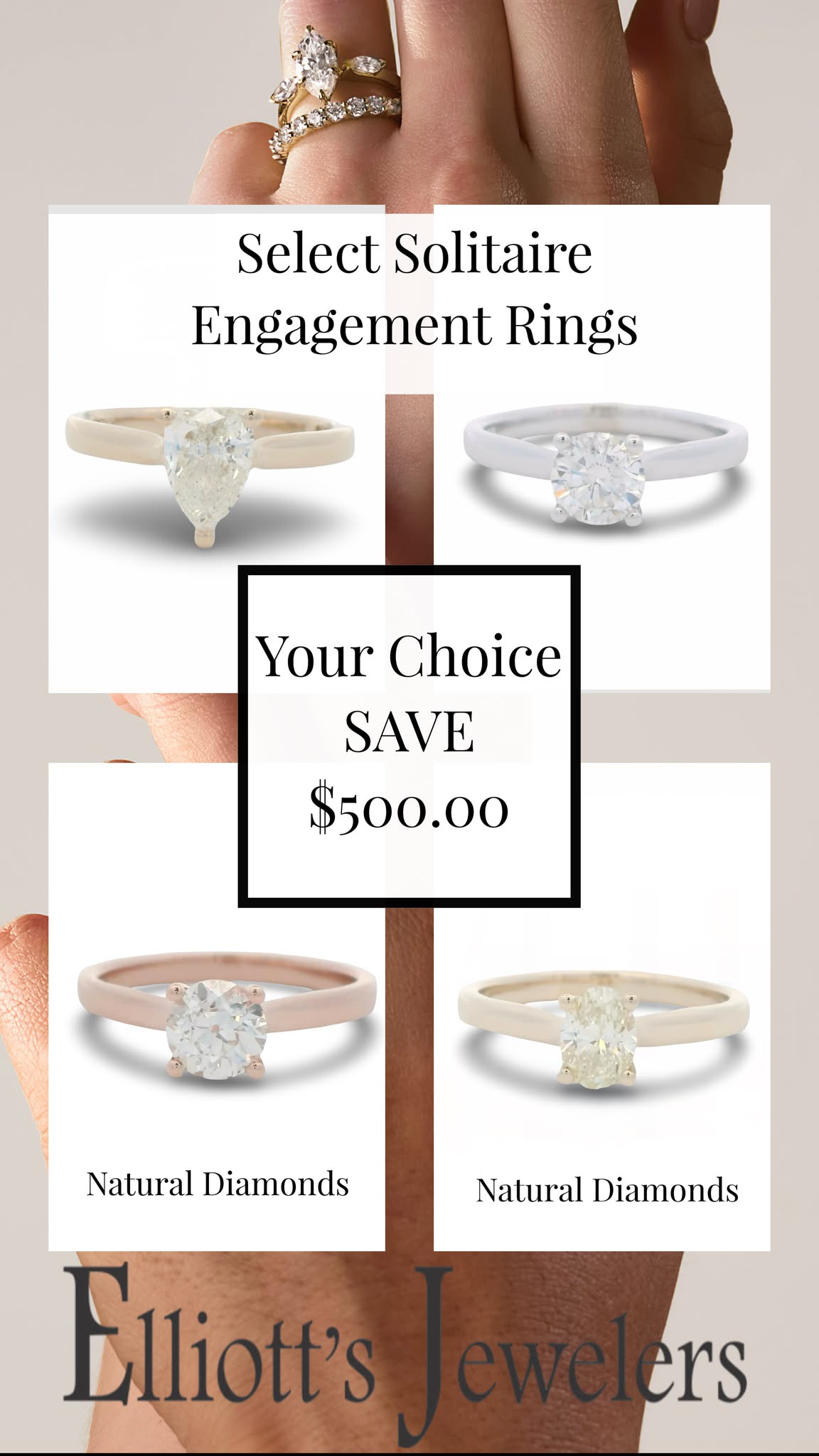 Elliott's Jewelers -  Huntsville, TX Facebook ad