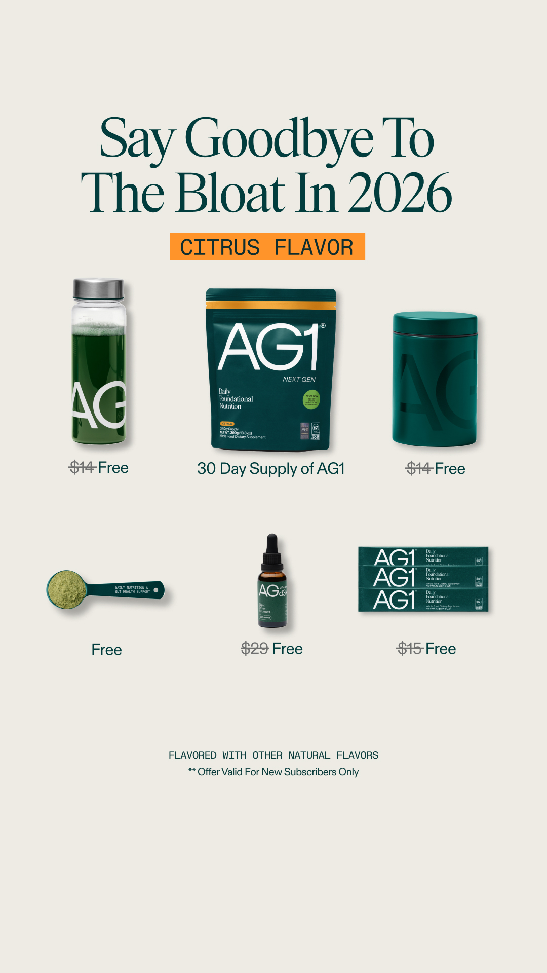 AG1 by Athletic Greens Facebook ad