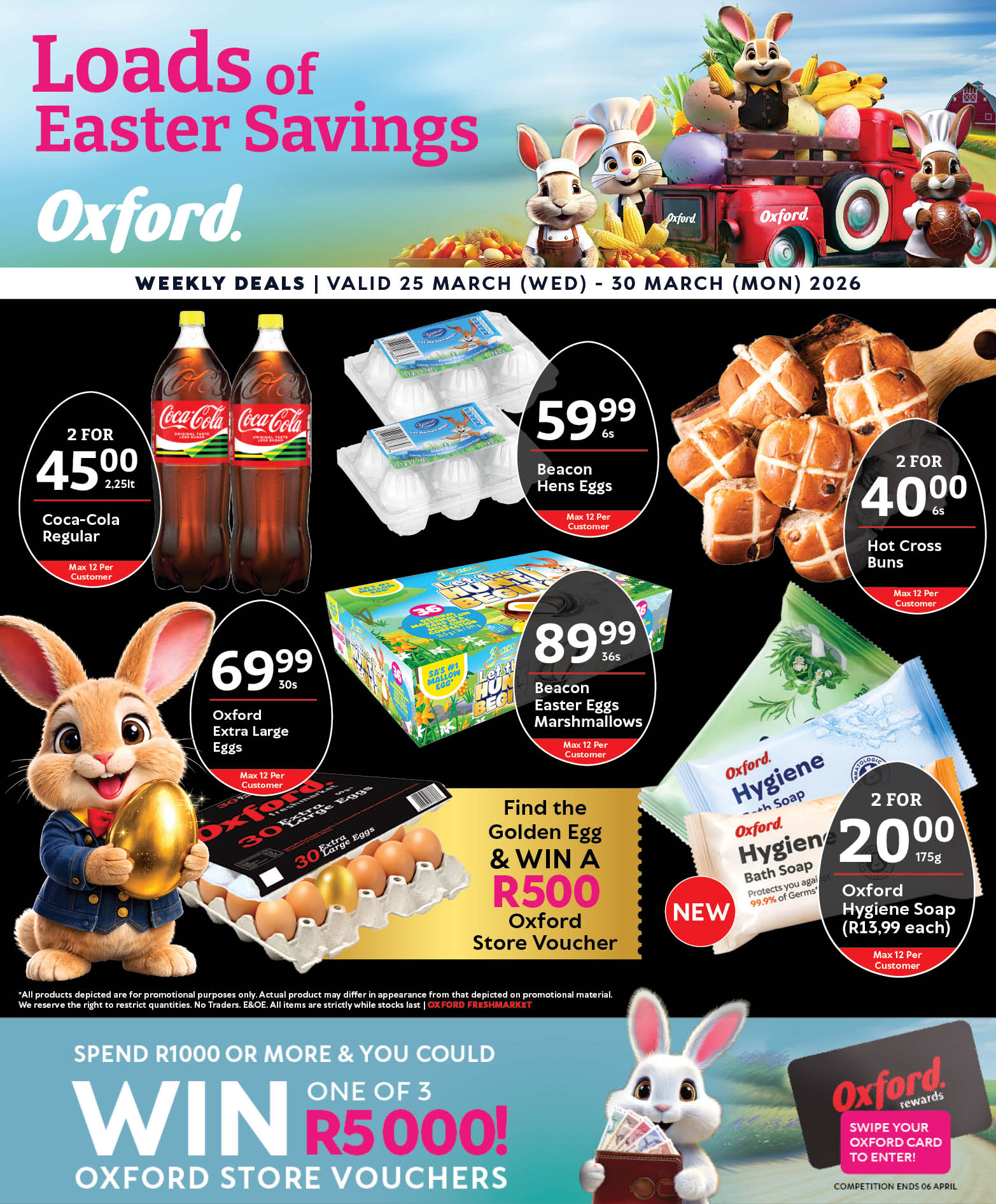 Oxford Freshmarket Facebook ad: Month-End Weekly Deal coming in HOT 25 …