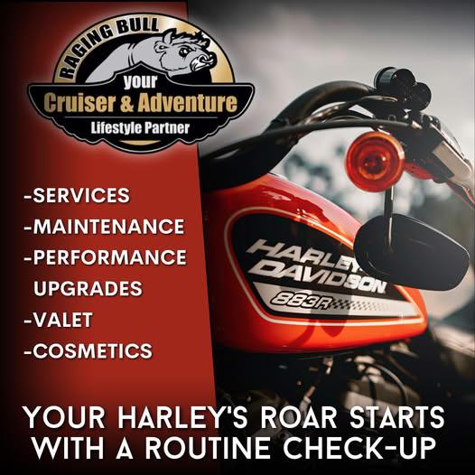 SAC Raging Bull - Cruiser & Adventure Facebook ad: A service is not just an oil change.