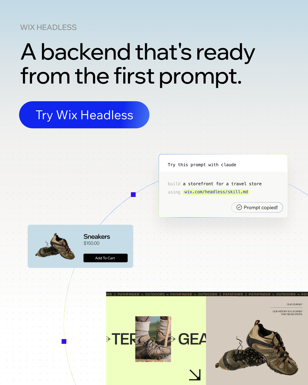 Wix Facebook ad