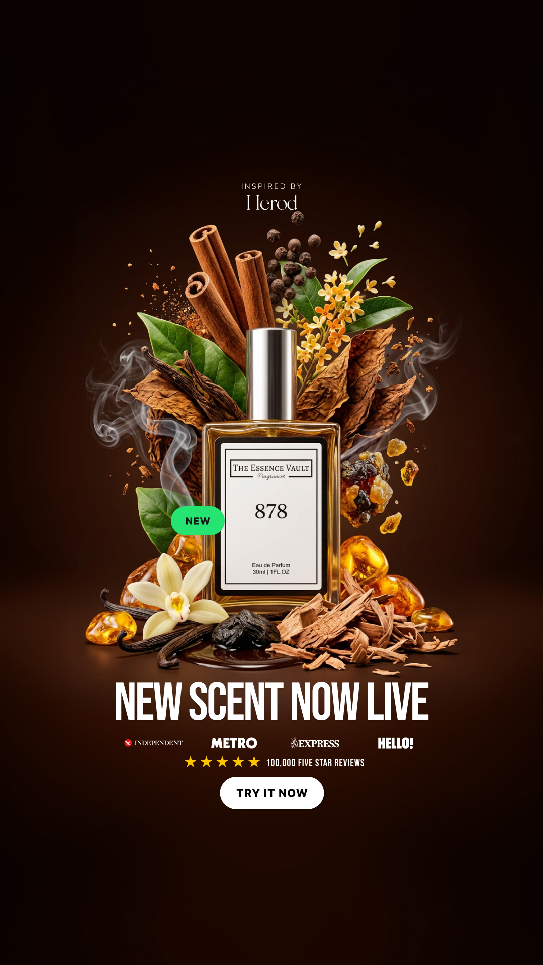 The Essence Vault Facebook ad