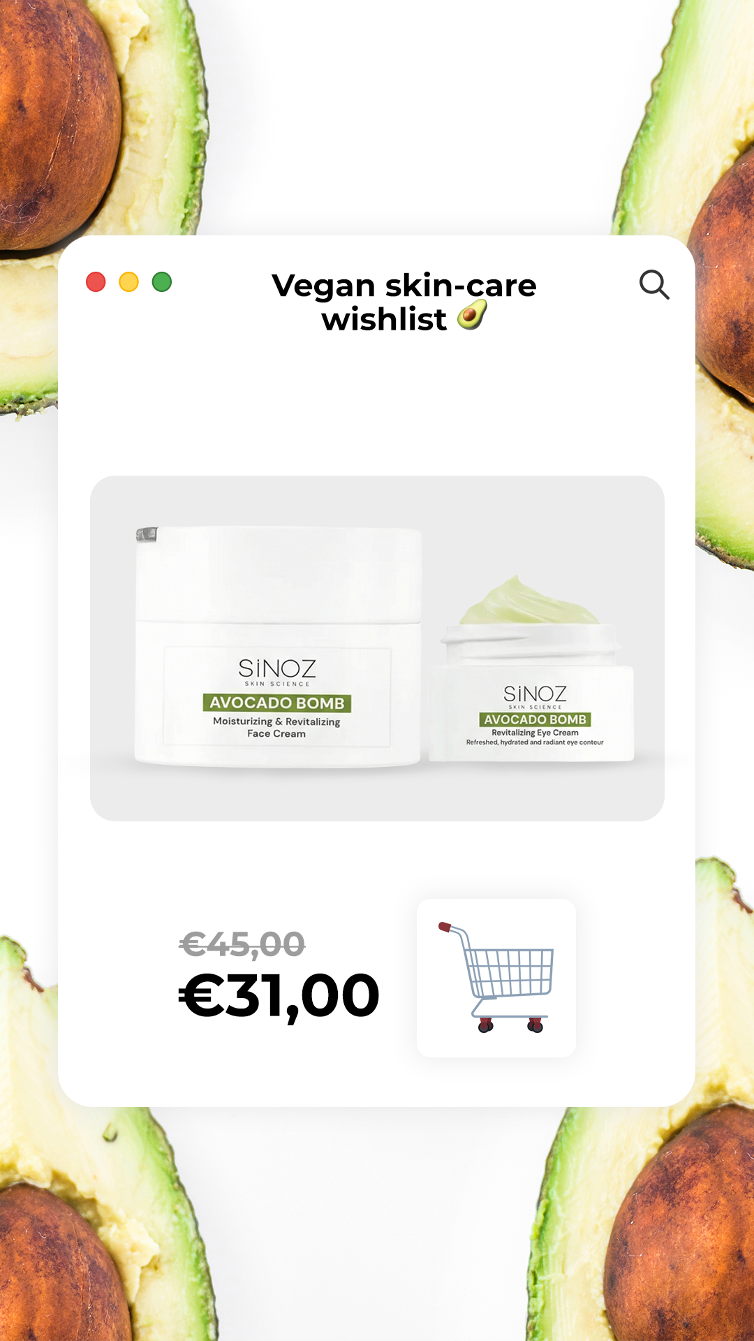 Sinoz Skincare Facebook ad