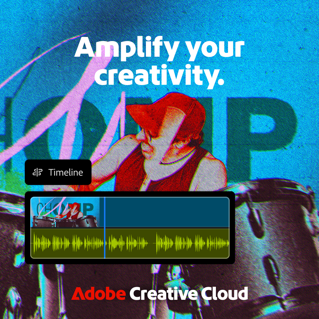 Adobe Creative Cloud Facebook ad