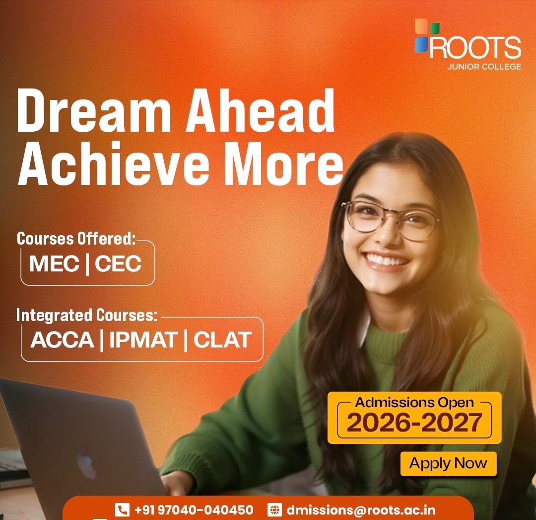 ROOTS Collegium Facebook ad: Proven Track Record in Student Success