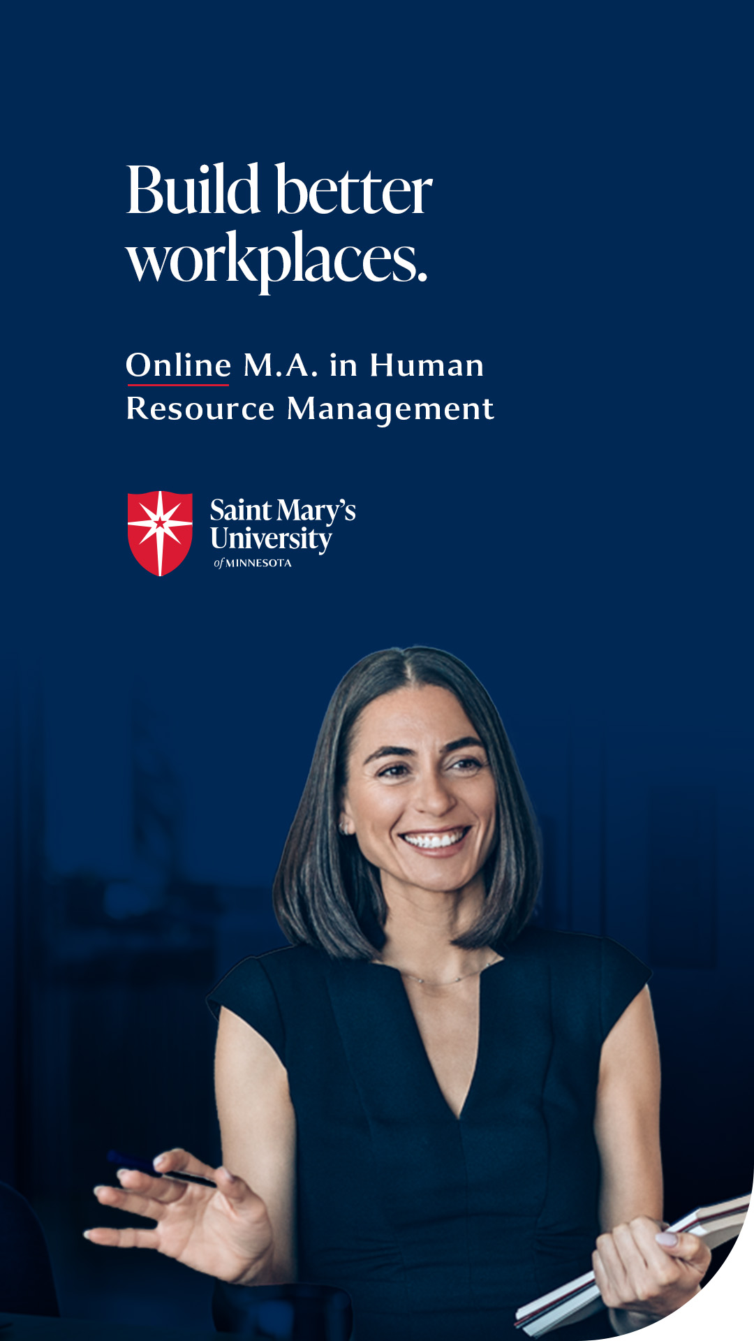 Saint Mary's University of Minnesota Facebook ad: Drive Workforce Strategy