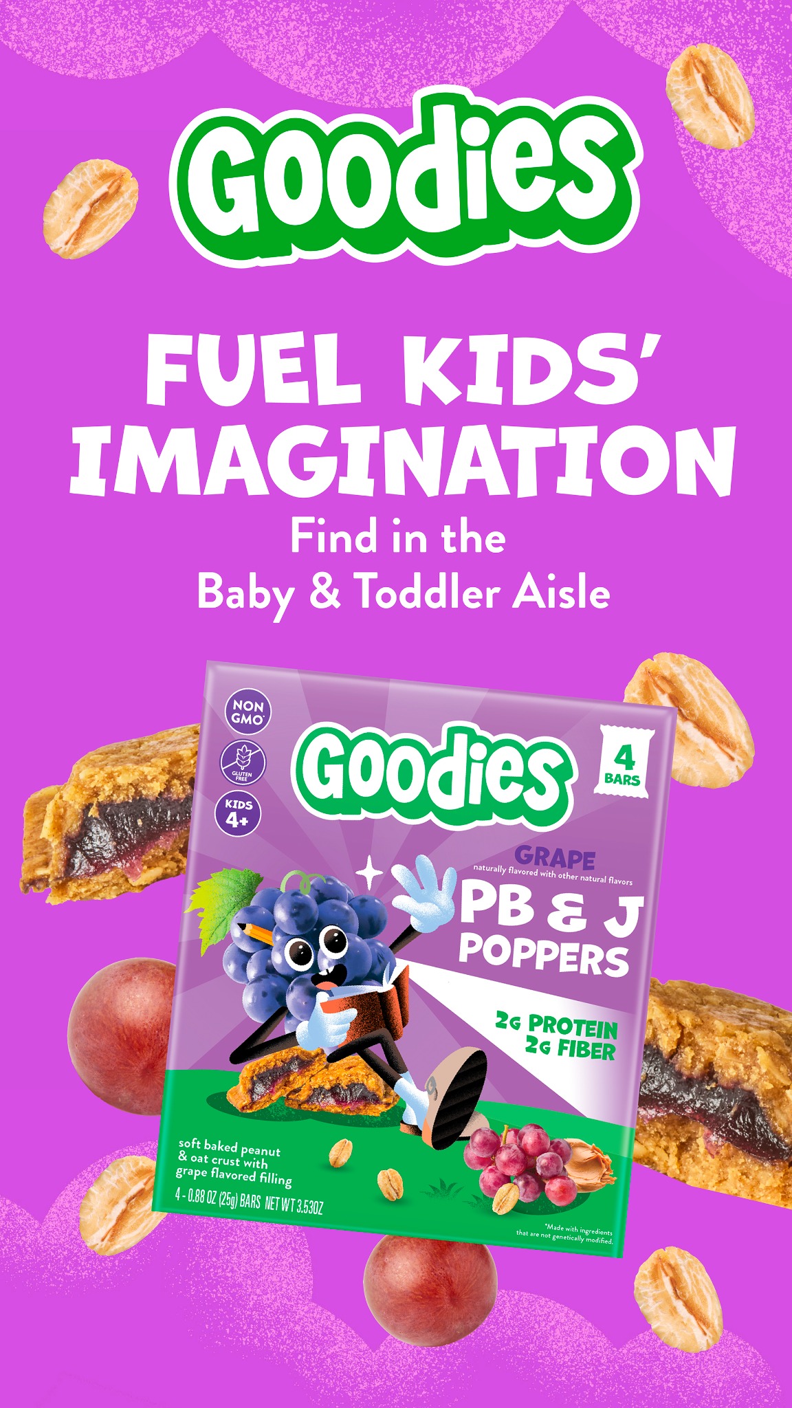 Goodies Kids Snacks Facebook ad from Jun 1, 2026