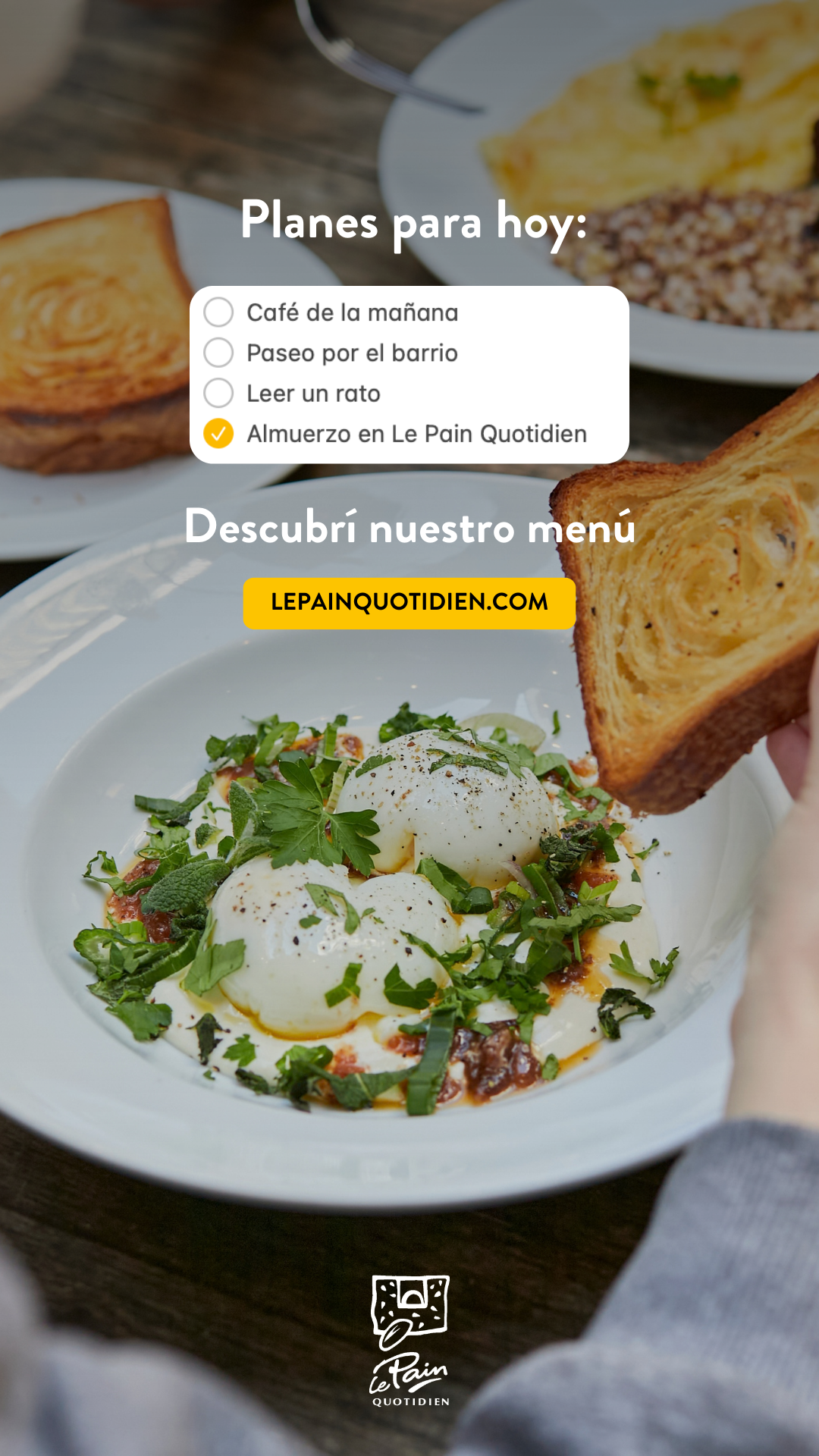 Le Pain Quotidien Argentina Facebook ad