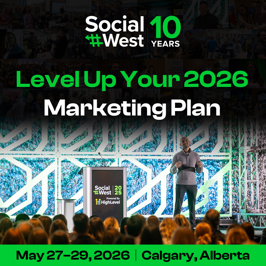 SocialWest Facebook ad: Canada's Largest Marketing Conference