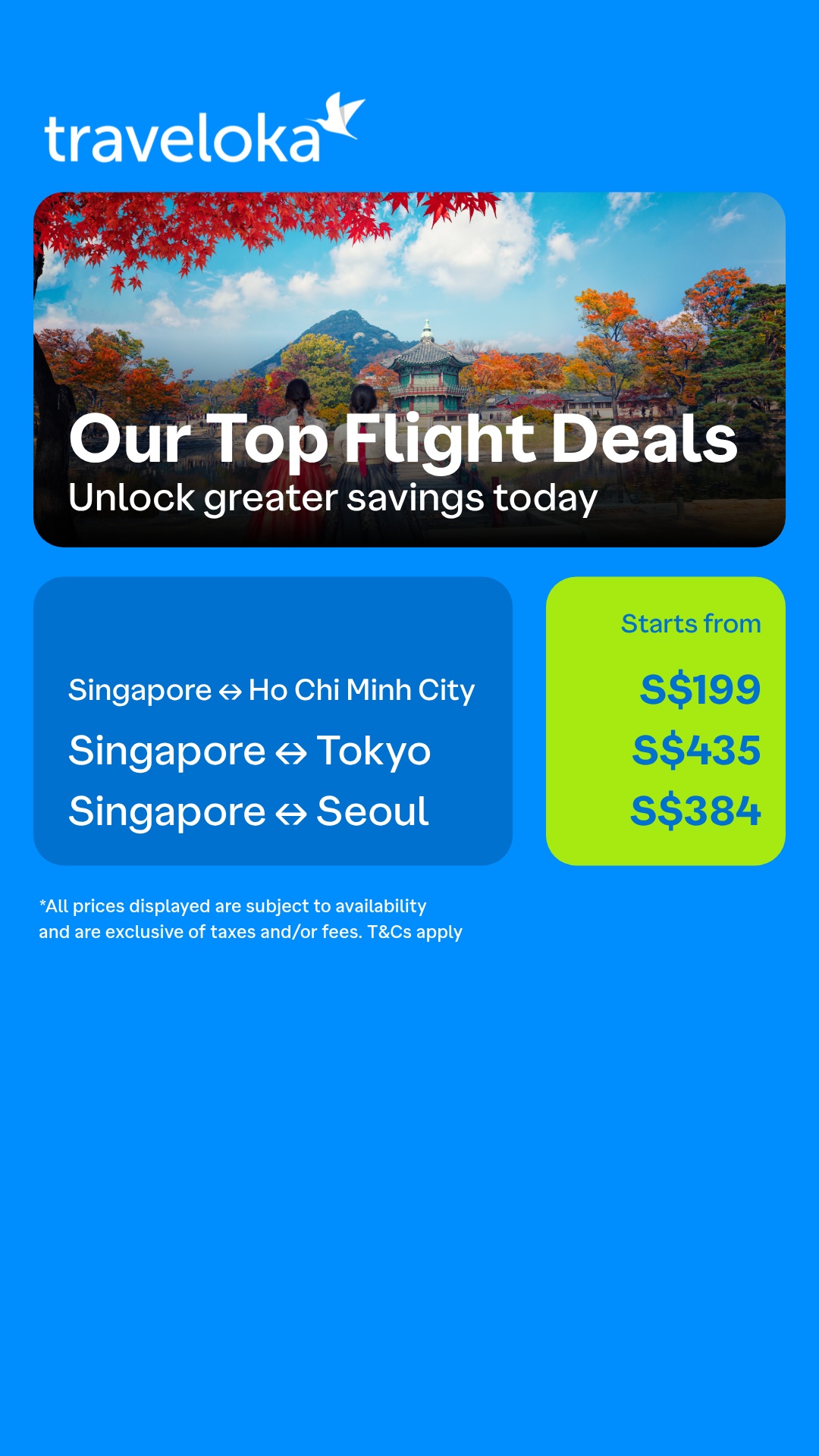 Traveloka Singapore Facebook ad
