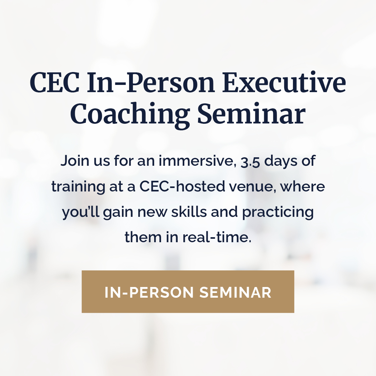 Center for Executive Coaching Facebook ad