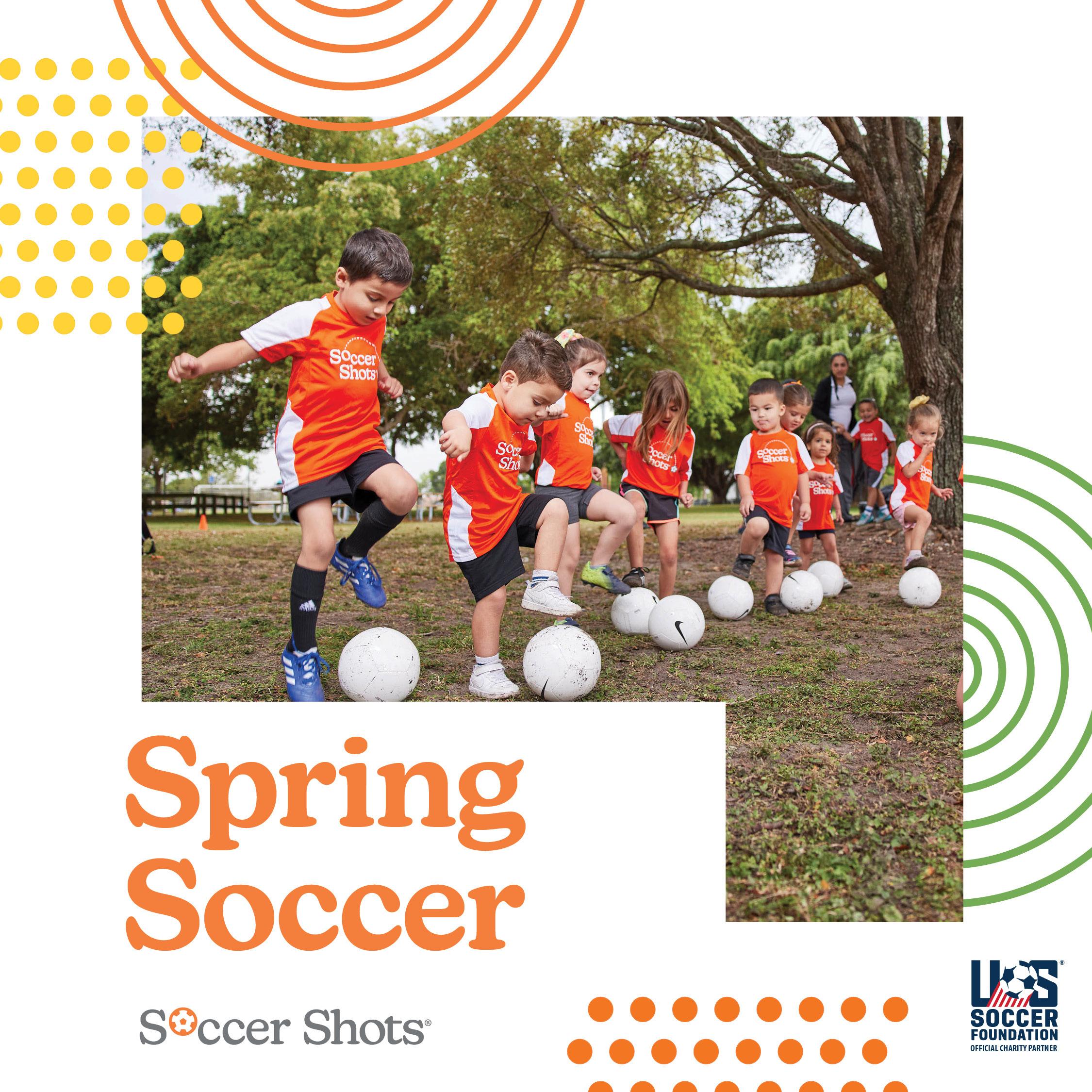Soccer Shots Boise Facebook ad: Enroll for Spring Fun!