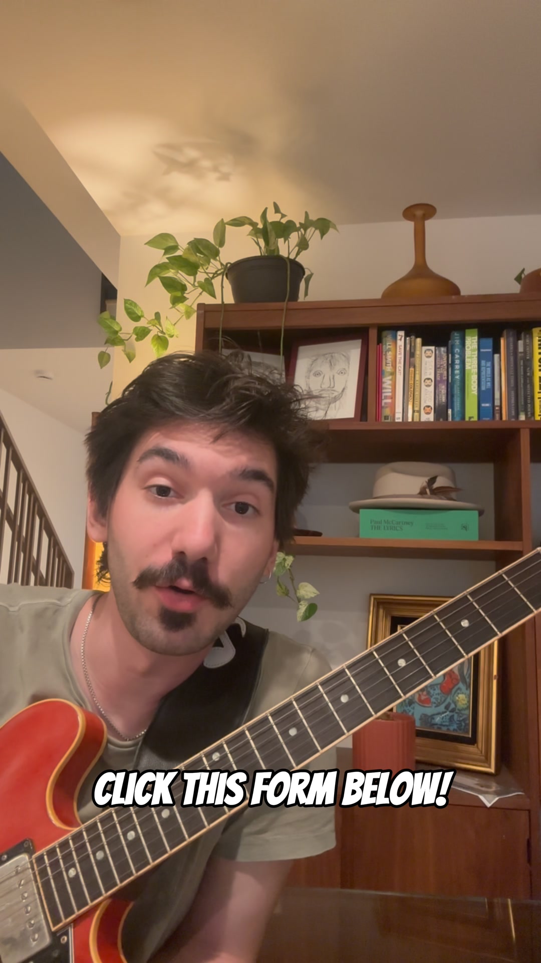 Geetar With Jacob Facebook ad: Fun, patient lessons for all skill levels, kids welcome!