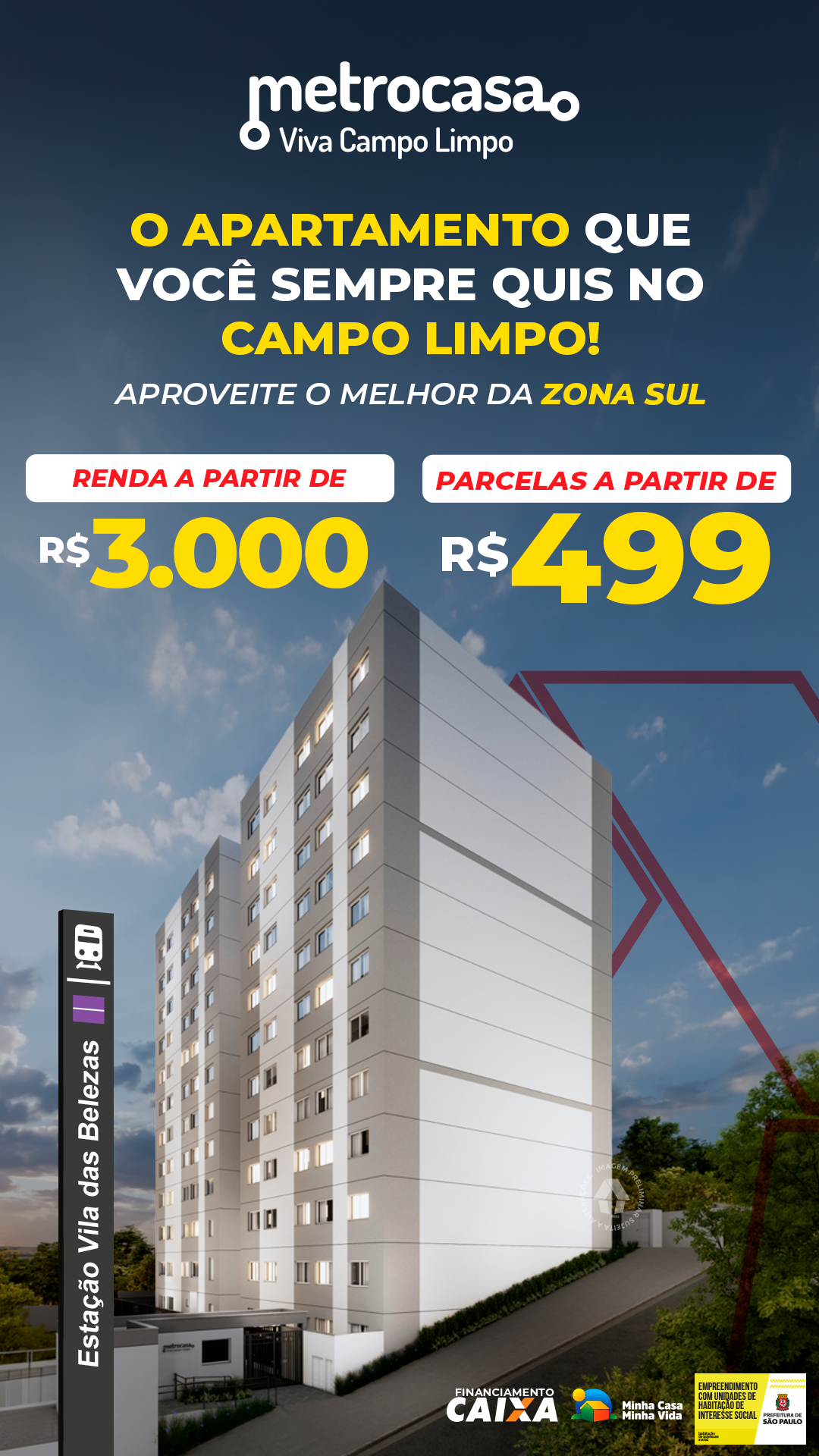 Construtora Metrocasa Facebook ad