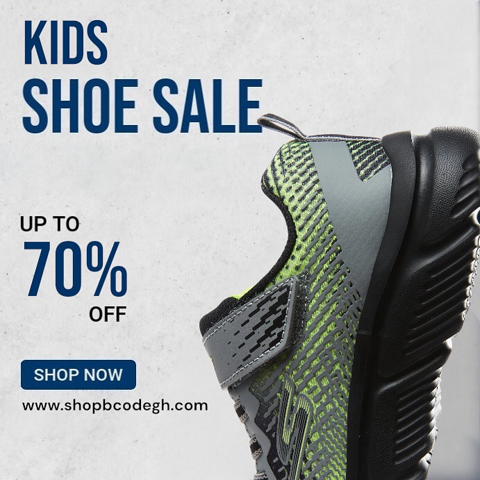 bCODE Ghana Facebook ad: Big comfort for little feet