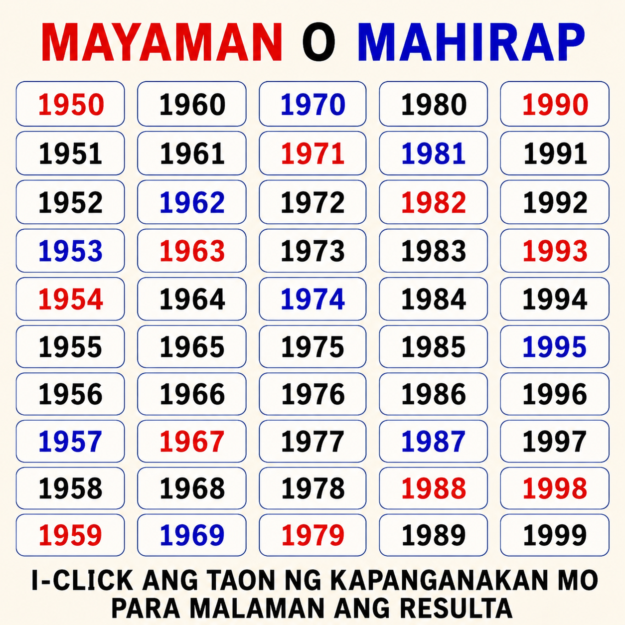Astrology PH Facebook ad: Piliin ang iyong edad >>>
